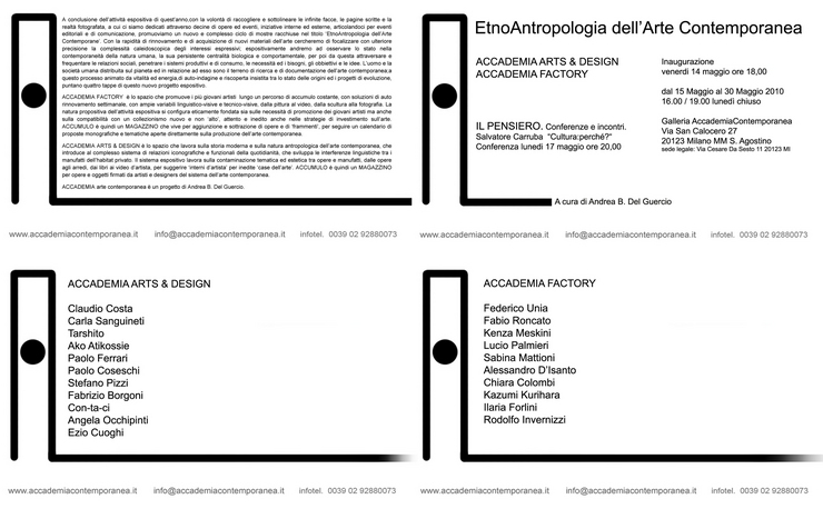 Etno Antropologia Dell'Arte Contemporanea 