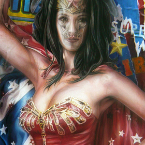  Icon WonderWoman Cm70x50 Tec Mista su Tela Luglio 2016 -  Icon WonderWoman Cm70x50 Tec Mista su Tela Luglio 2016  