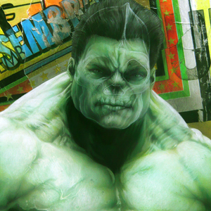  Hulk Cm70x50 Tec Mista su Tela Aprile 2016 -  Hulk Cm70x50 Tec Mista su Tela Aprile 2016  