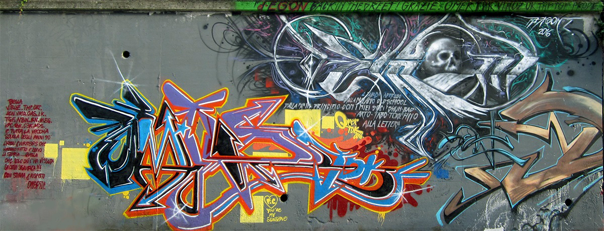  Lettering  Lambrate Via Cima  2016 Omer Tdk & D.Egon.Z   -  Lettering  Lambrate Via Cima  2016 Omer Tdk & D.Egon.Z    