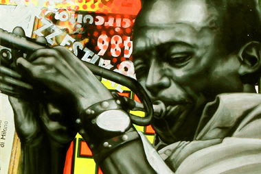  Miles Davis 70x50 Tec Mista su Tela 2011 -  Miles Davis 70x50 Tec Mista su Tela 2011  